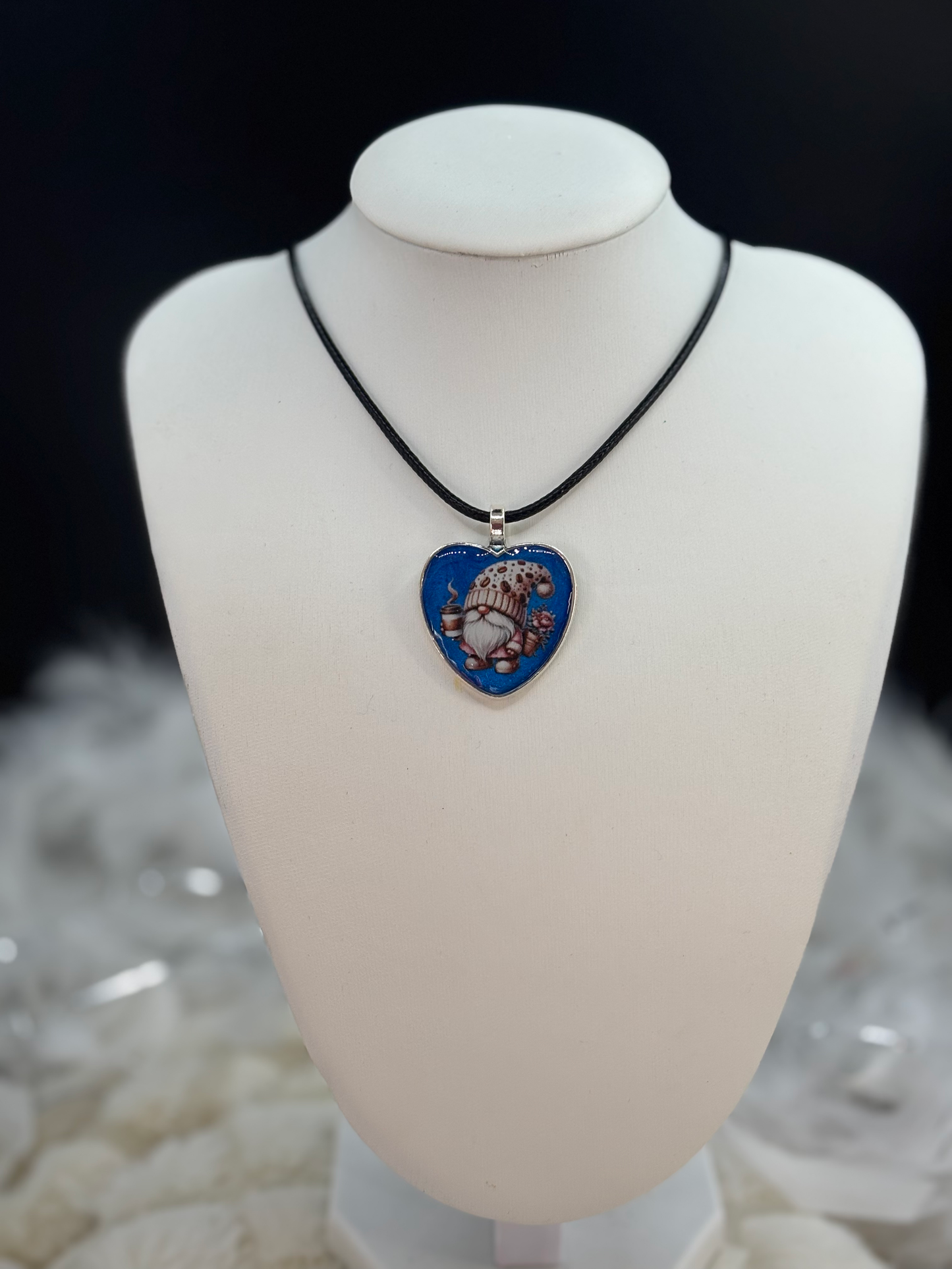 Collier gnome, cœur image 0
