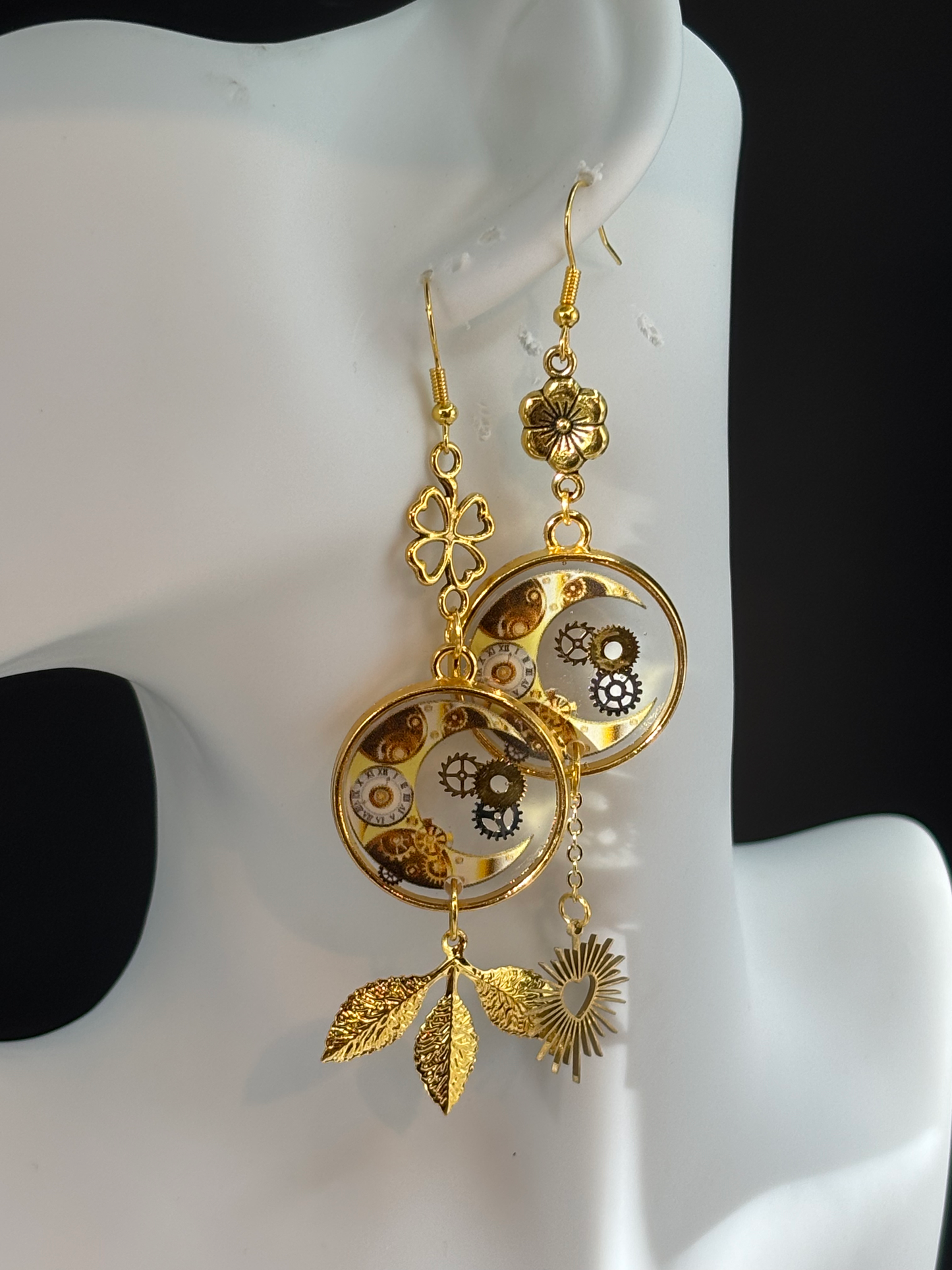 Boucles d’oreilles, horloge image 0
