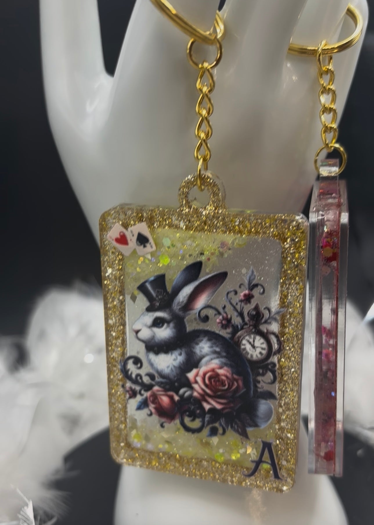 Porte-clefs shaker, lapin image 0