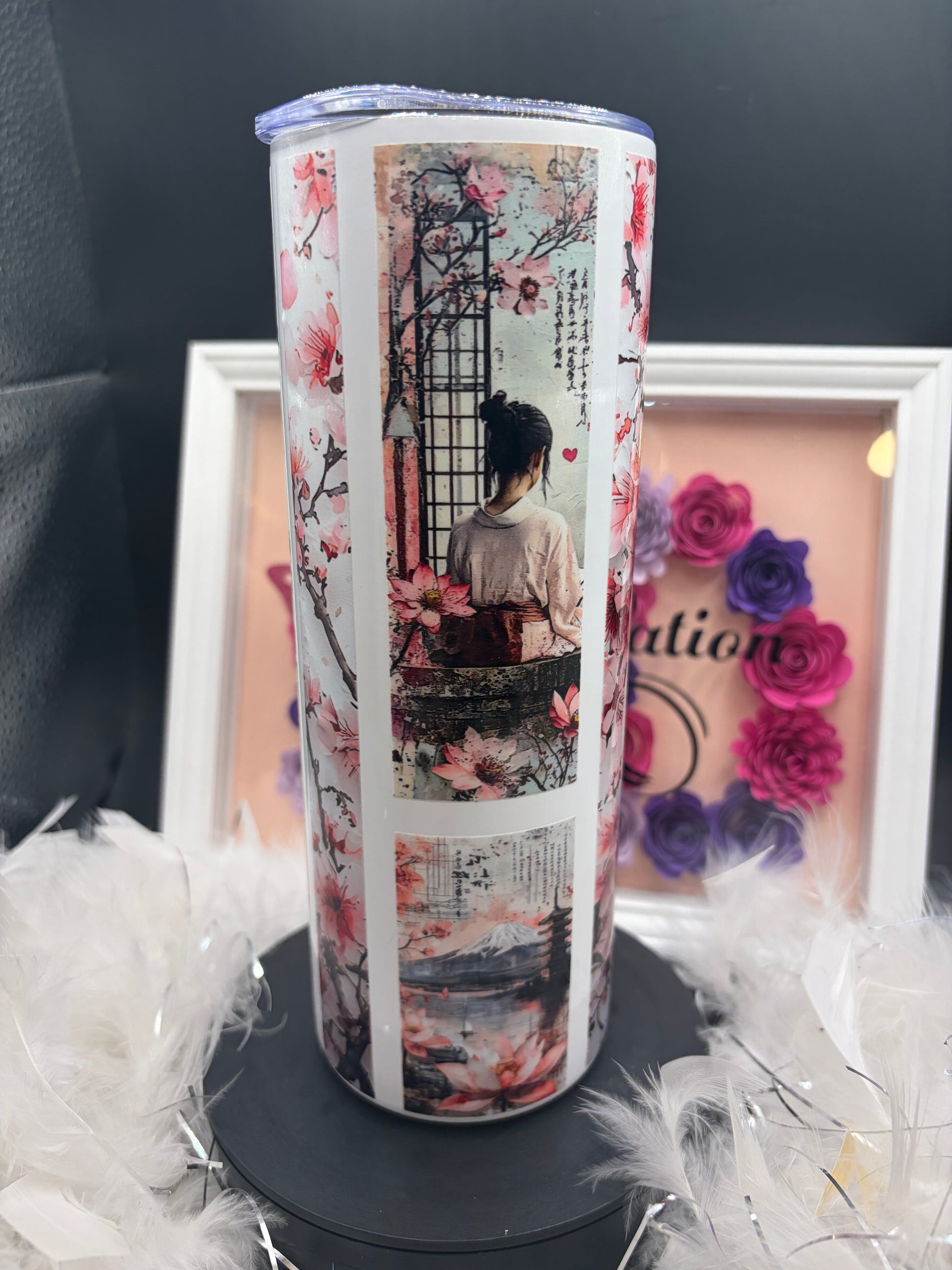 Tumbler asiatique rose image 3