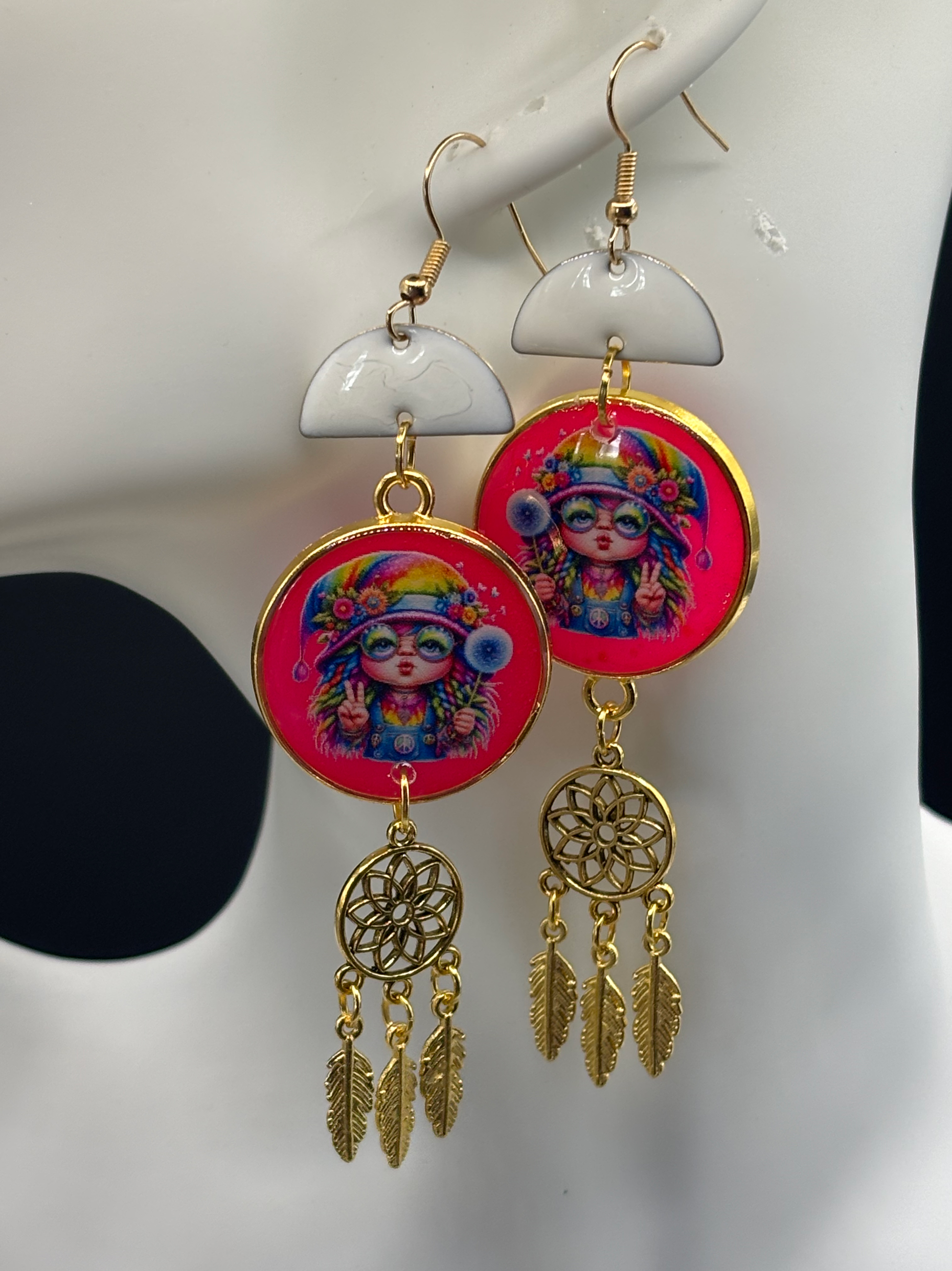 Boucles d’oreilles hippie image 0