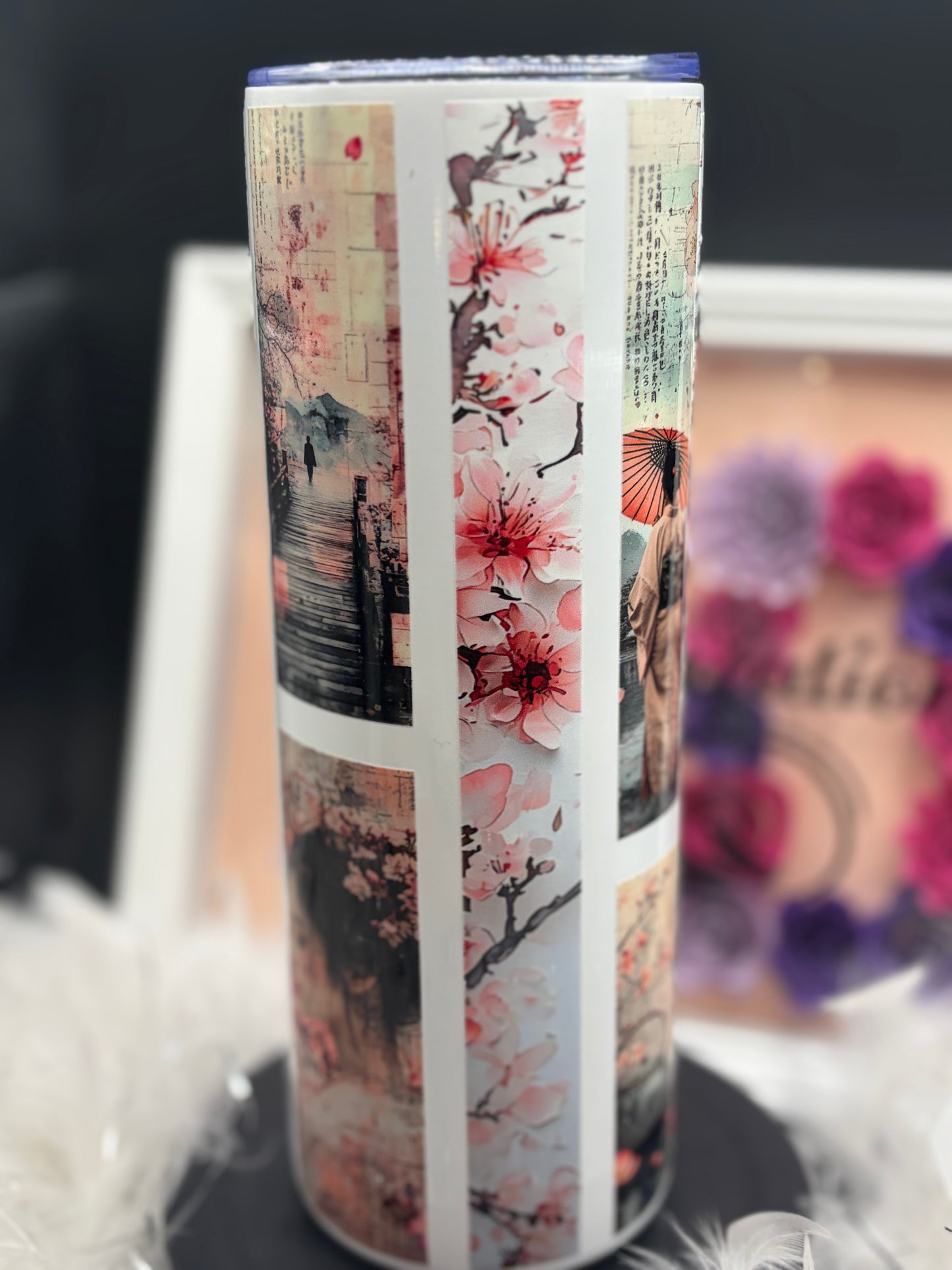 Tumbler asiatique rose image 2