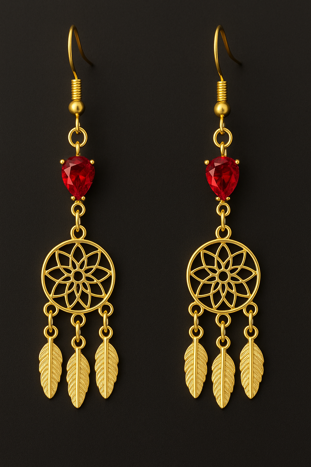 Boucles d’oreilles attrape-rêves image 0