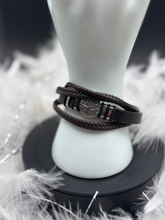 Bracelet, arbre de vie marron image 0