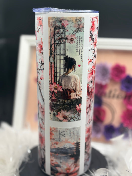 Tumbler asiatique rose image 0