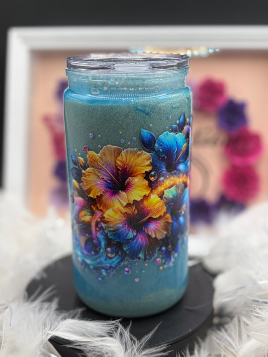 Tumbler plage hibiscus image 0